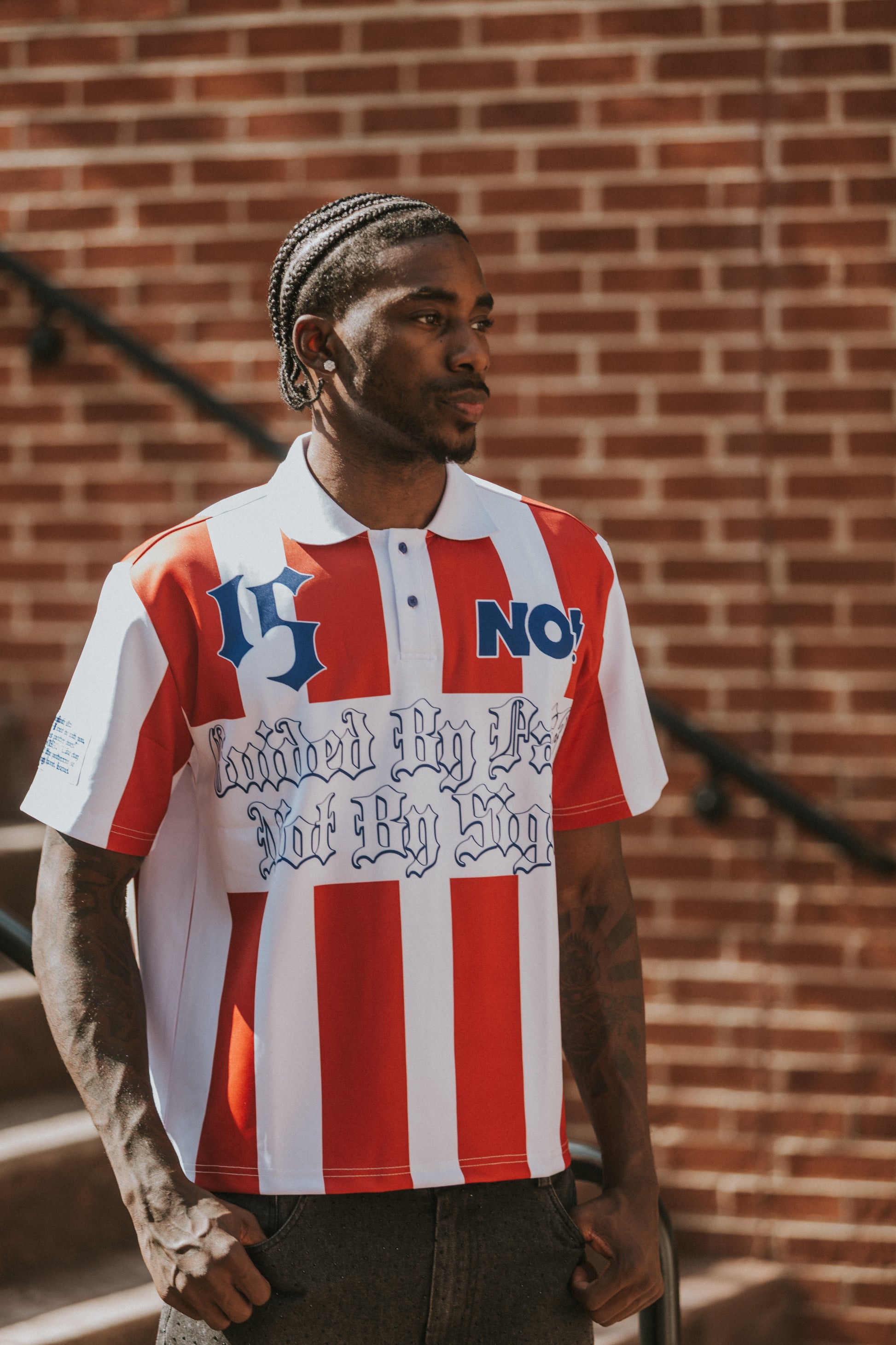 Potters Hand Jersey Red - No Eye Ball
